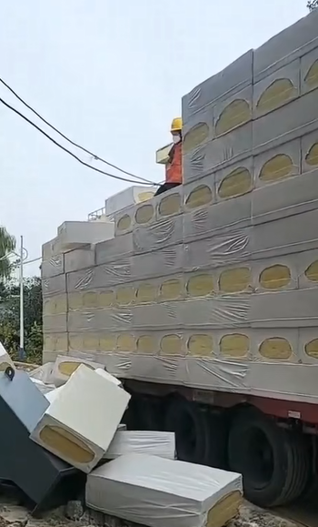 岩棉板再抵浙江玻璃陶瓷厂区，外保温实力派...