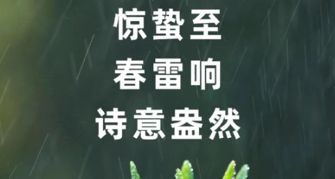【惊蛰春雷响，金鼎送安康】
